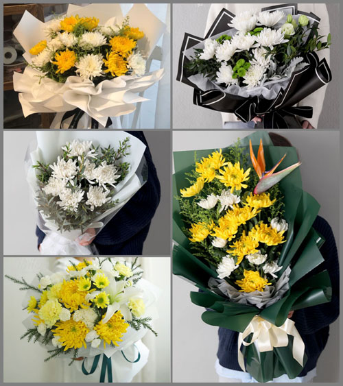 安徽阜阳市颍州区九龙镇刘竹园村白事花束代送